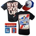 thumbnail image 1 of John Cena Founded in 2002 Mens Costume Hat T-shirt Wristbands Mens 5XL, 1 of 9