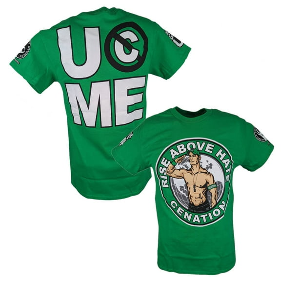 John Cena Green Mens Salute the Cenation Mens T-shirt 5XL