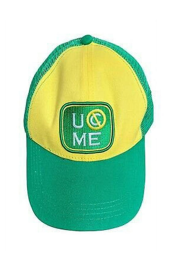 John Cena Green Yellow Mesh Trucker Baseball Cap Hat