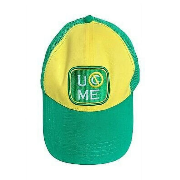 John Cena Green Yellow Mesh Trucker Baseball Cap Hat