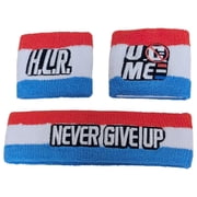 John Cena HLR Red White Blue Headband Wristband Set