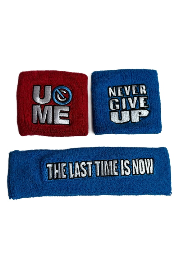 John Cena Last Time Is Now Farewell Tour Headband Wristband Sweatband Set