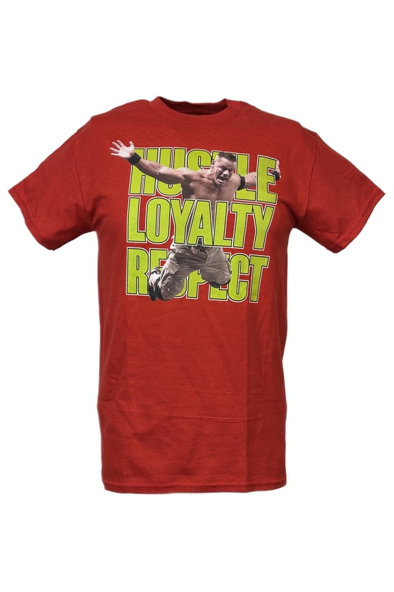 John Cena Neon HLR Mens Red T-shirt