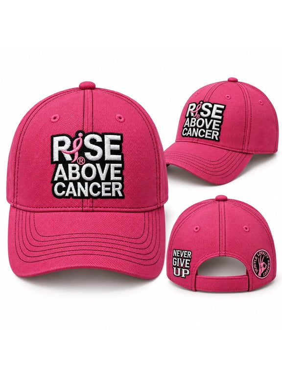 John Cena Rise Above Cancer Pink Baseball Cap Hat