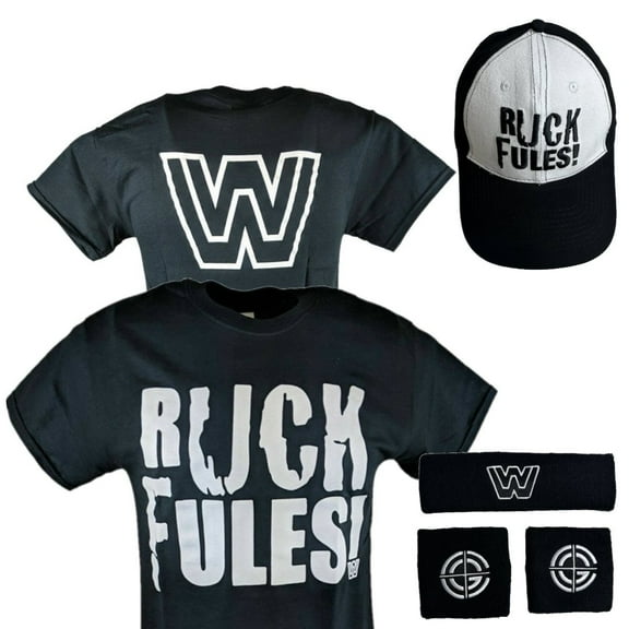 John Cena Ruck Fules Adult Costume T-shirt Hat Wristbands