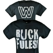 John Cena Ruck Fules WWF Old School Mens Black T-shirt XXL