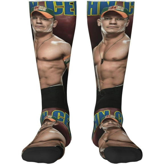 John Cena Stocking Women's Crew Sock High Sock Soft Men's Athletic Socks Outdoor Socks