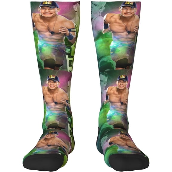 John Cena Stocking Women's Crew Sock High Sock Soft Men's Athletic Socks Outdoor Socks