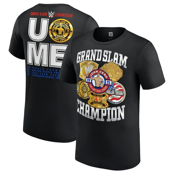 John Cena T-Shirt, Champion Grand Tee ,Black Color,Size L