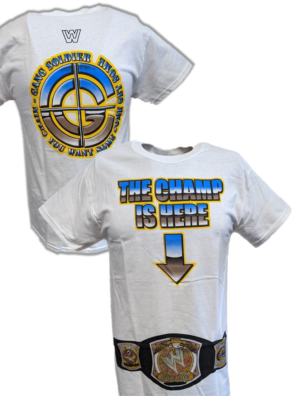 John Cena The Champ Is Here Title Belt Mens White