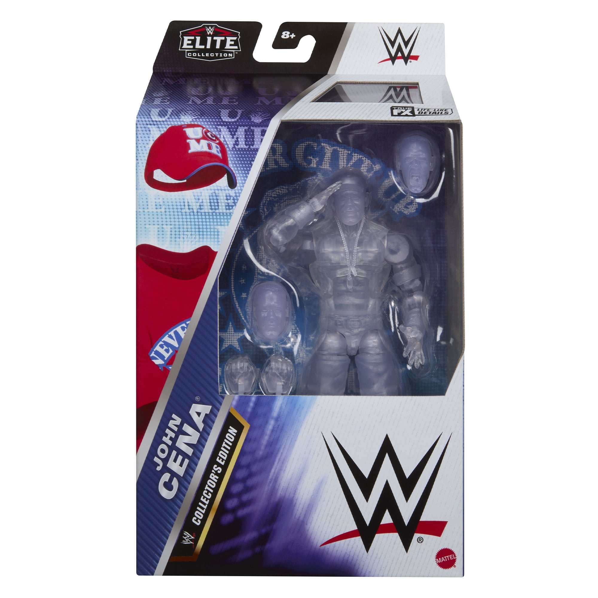 John Cena (U Can't See Me - Clear Figure) - WWE Elite Greatest Hits 8 Exclusive Mattel WWE Toy Wrestling Action Figure