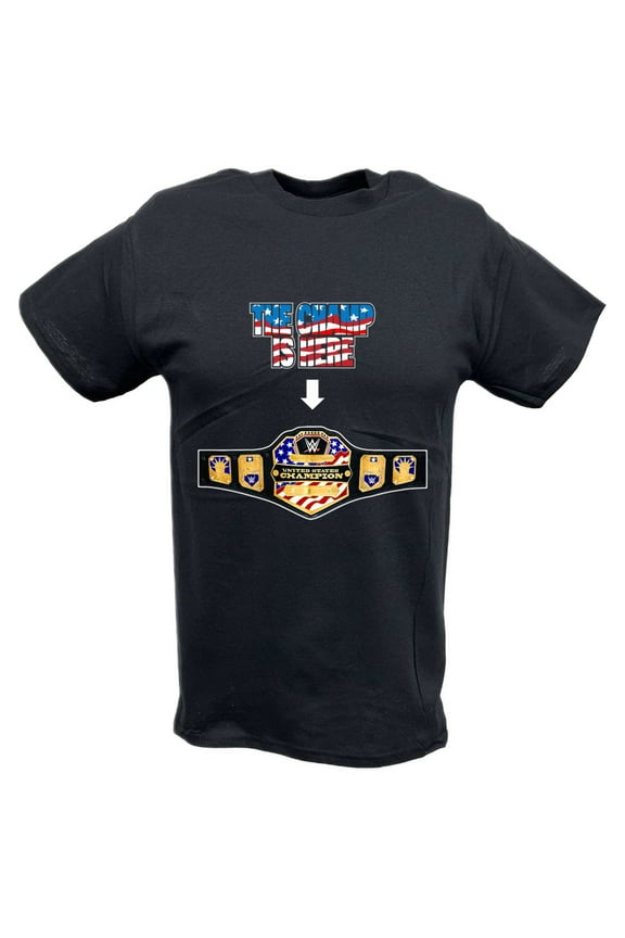 John Cena United States Champ Is Here Mens Black T-shirt
