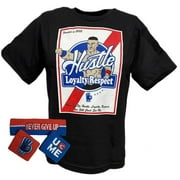 John Cena WWE Founded in 2002 T-shirt Headband Wristbands Boys Juvy YS 6-8