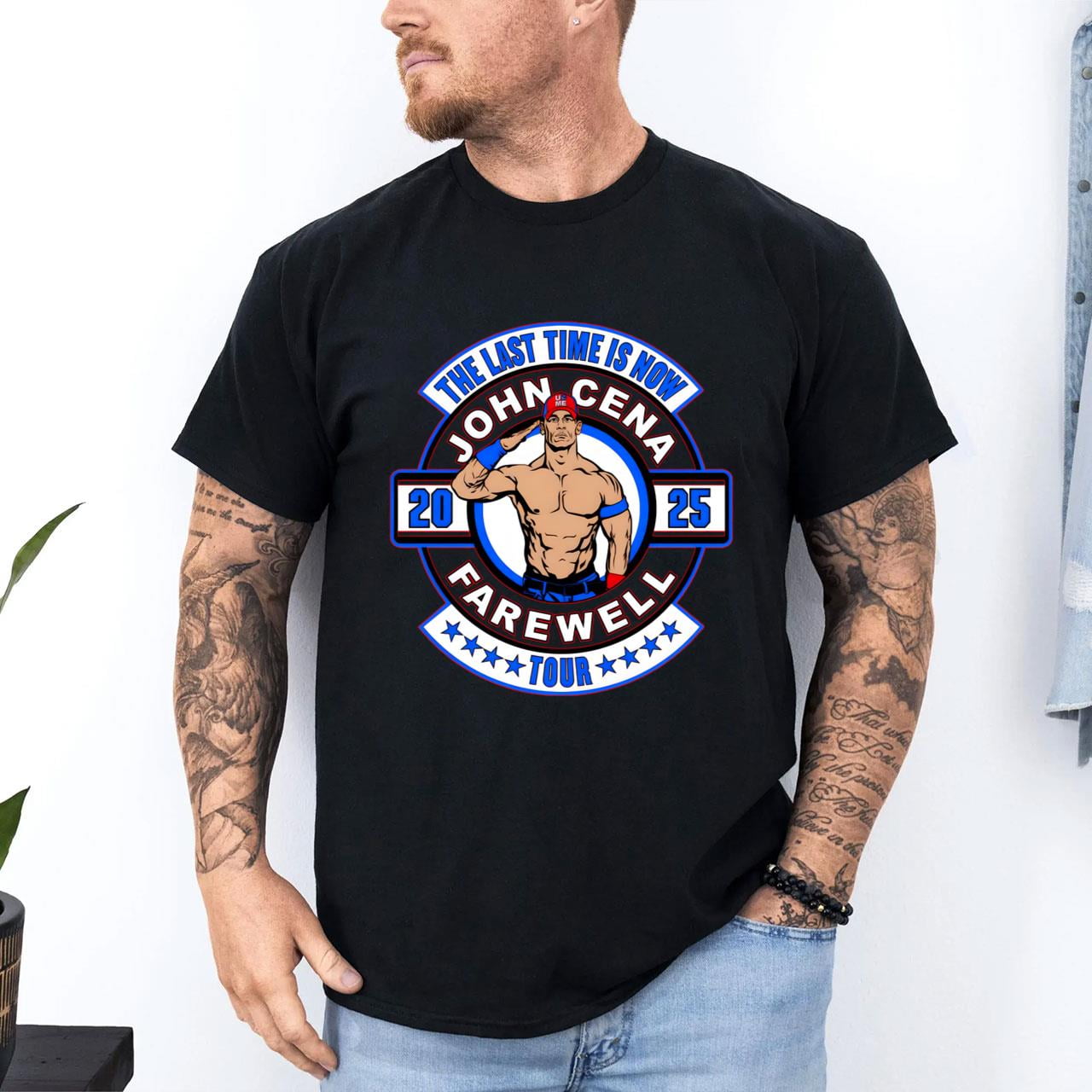 John Cena WWE The Last Time Is Now Farewell Tour 2025 TShirtsremovebgpreview