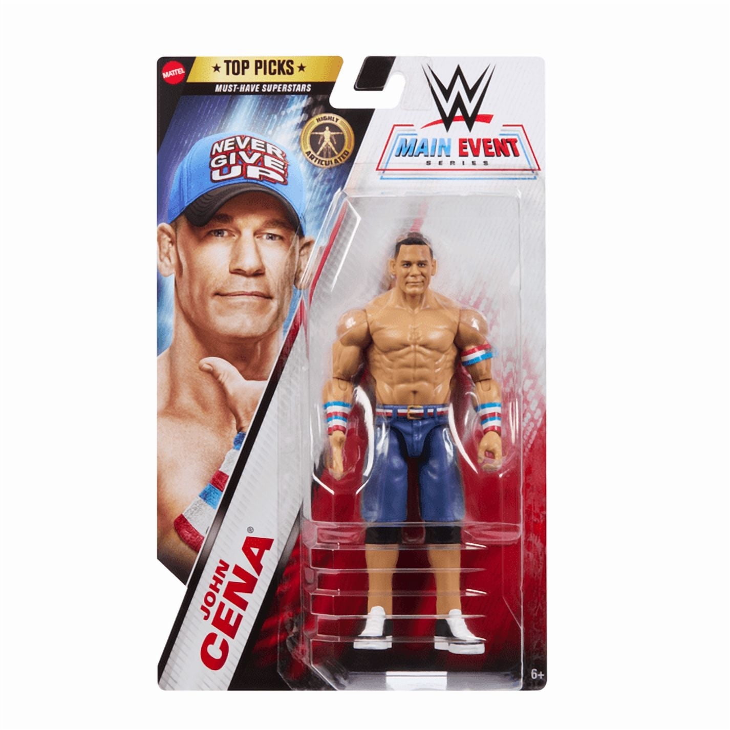 John Cena - WWE Main Event Top Picks 2025 (Wave 4) Mattel WWE Toy