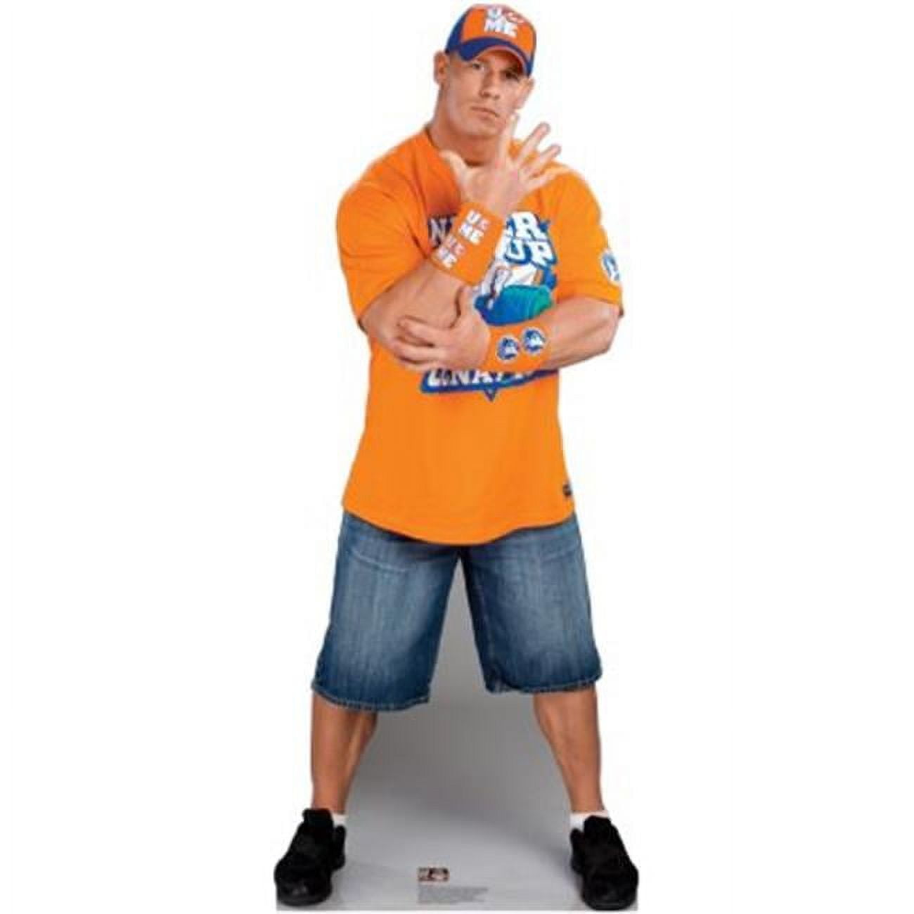 John Cena Life-Size Orange Cardboard Standup