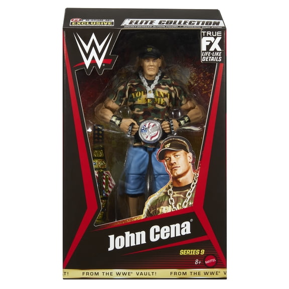 John Cena (Word Life) - WWE From the Vault Ringside Exclusive Series 9 Mattel WWE Toy Wrestling Action Figure