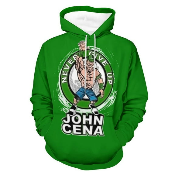 John Cena Wrestler Fashion Hip Hop Women/Men Hoodie Sweatshirt With Pocket Black
