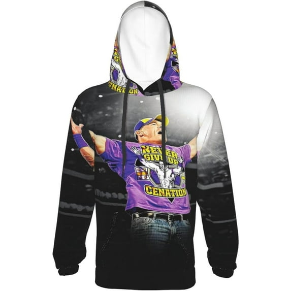 John Cena Wrestler Hoodie Youth Pullover Hoodie Casual Sweatshirt with Pocket For Child Boys Girls