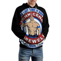 John Cena Wrestler Long Sleeve Pullover Hoodie Costume Warm Hooded Sportswear Outfits