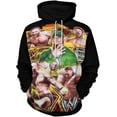 thumbnail image 1 of John Cena Wrestler Long Sleeve Pullover Hoodies Clothes Colorful Hooded Sportswear Outfits, 1 of 4