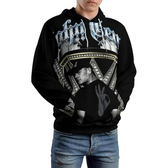 John Cena Wrestler Men Long Sleeve Pullover Hoodie Jacket Cool Hooded Sportswear Outfits