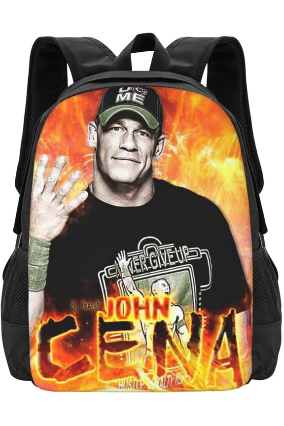 John Cena Wrestler Unisex Fitness Bag, Backpack for Shopping Comfortable Work Backpack Computer Bag for Men and Women