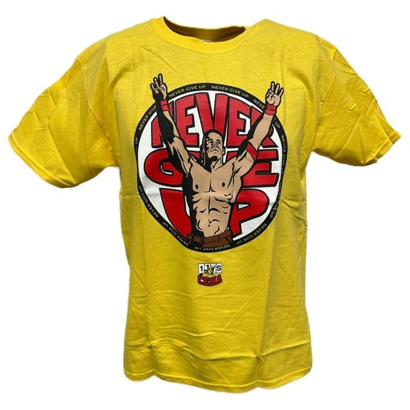 John Cena Yellow U Can't See Me Kids T-shirt Boys YXL