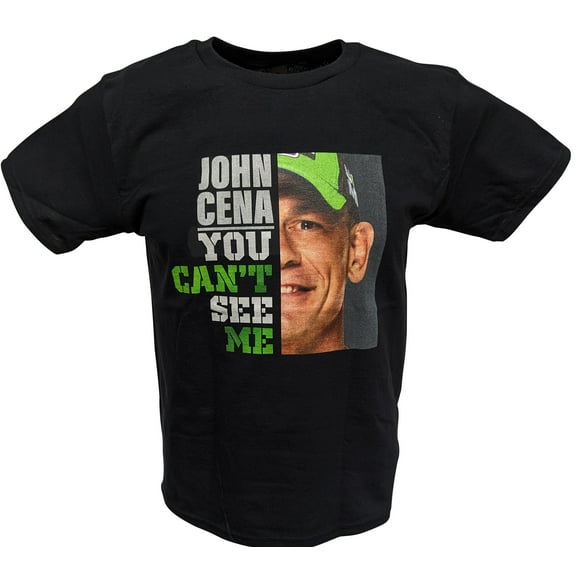 John Cena You Can't See Me Split Face Boys Kids T-shirt YS