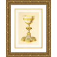 thumbnail image 1 of John Charles Robinson 17x24 Gold Ornate Framed and Double Matted Museum Art Print Titled - Chalice, in the Style of the Fifteenth Century, in Silver, Parcel Gilt and Enamelled (1858), 1 of 4
