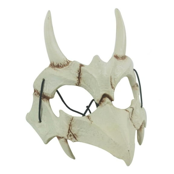 Halloween Mask Resin Mask Half Face Skull Scary Mask Cosplay Decoration For Adult Children