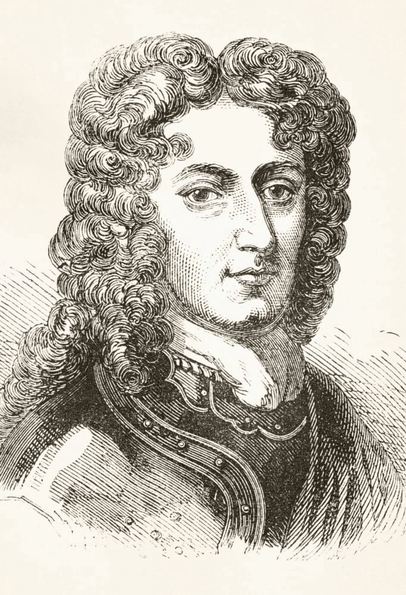 John Churchill 1St Duke Of Marlborough 1650 To 1722 From The National And Domestic History Of England By William Aubrey Published London Circa 1890 Canvas Art - Ken Welsh Design Pics (24 x 34)