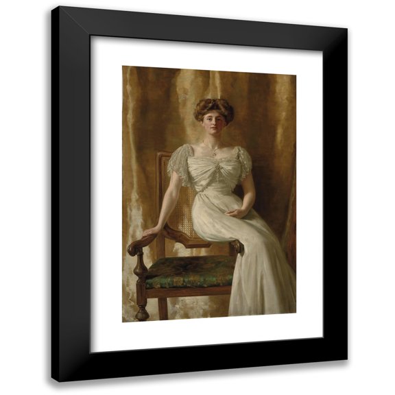 John Collier 11x14 Black Modern Framed Museum Art Print Titled - Portrait of the Hon. Mrs Harold Ritchie