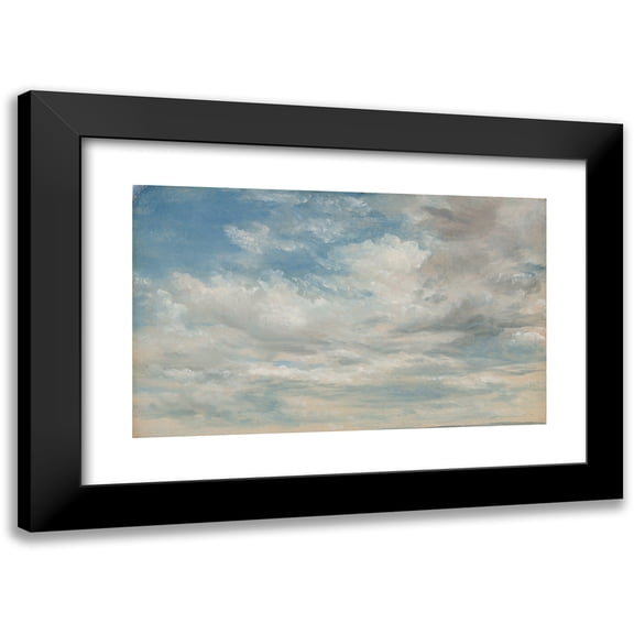 John Constable 14x11 Black Modern Framed Museum Art Print Titled - Clouds