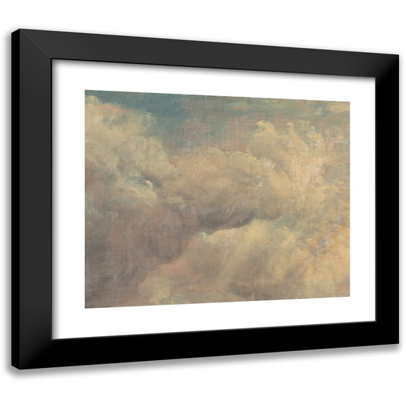 John Constable 14x12 Black Modern Framed Museum Art Print Titled - Cloud Study (ca. 1821)