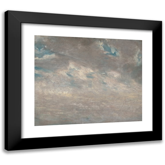 John Constable 14x12 Black Modern Framed Museum Art Print Titled - Cloud Study (ca. 1821)