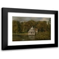 thumbnail image 1 of John Constable 24x17 Black Modern Framed Museum Art Print Titled - The Quarters Behind Alresford Hall, 1 of 5