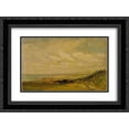thumbnail image 1 of John Constable 2x Matted 24x18 Black Ornate Framed Art Print 'Shoreham Bay near Brighton', 1 of 2