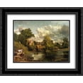 thumbnail image 1 of John Constable 2x Matted 24x20 Black Ornate Framed Art Print 'The White Horse', 1 of 2