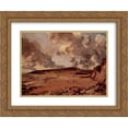 thumbnail image 1 of John Constable 2x Matted 24x20 Gold Ornate Framed Art Print 'Weymouth Bay', 1 of 2