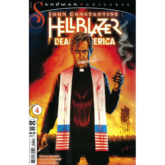 John Constantine, Hellblazer: Dead in America #4A VF ; DC Comic Book