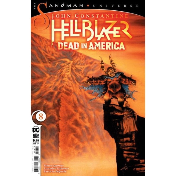 John Constantine, Hellblazer: Dead in America #8A VF ; DC Comic Book