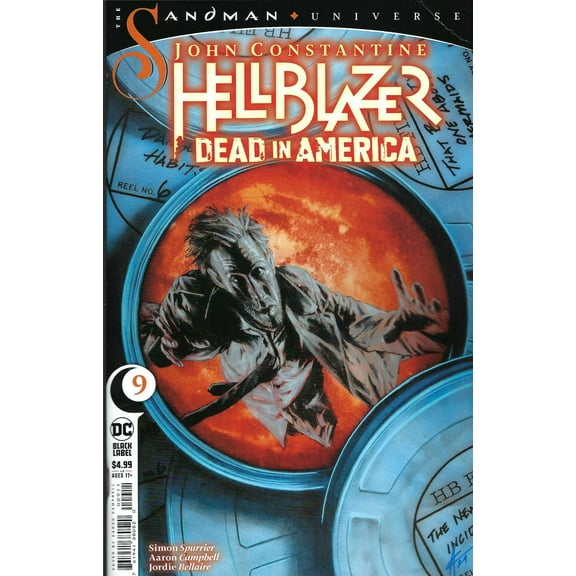 John Constantine, Hellblazer: Dead in America #9A VF ; DC Comic Book
