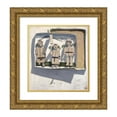 thumbnail image 1 of John Covert 20x22 Gold Ornate Framed and Double Matted Museum Art Print Titled - Weights (1919), 1 of 4