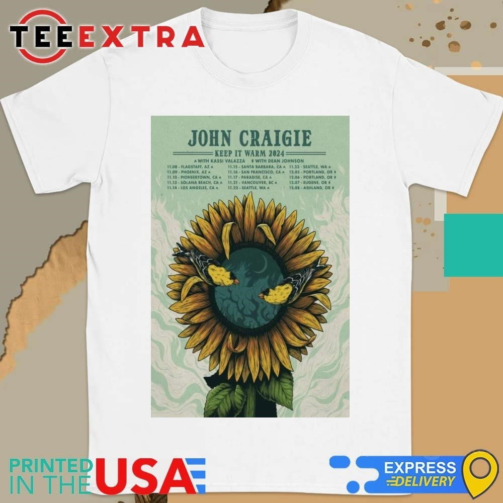 John Craigie Keep It Warm 2024 Tour Shirt