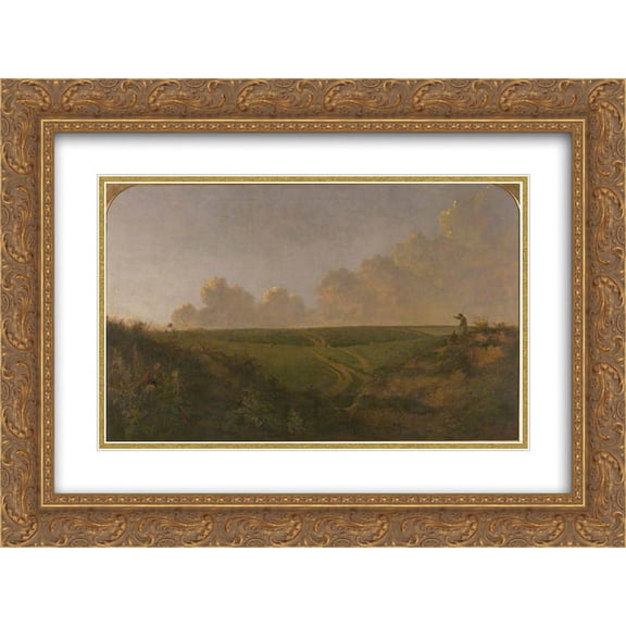 John Crome 2x Matted 24x18 Gold Ornate Framed Art Print 'delete'