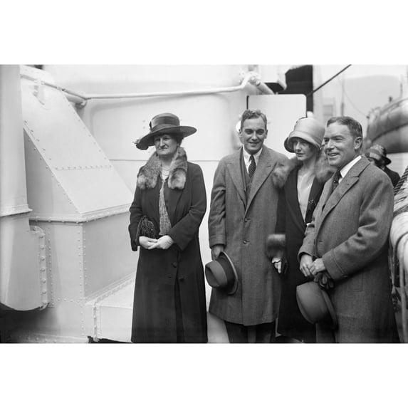 John D. Rockefeller Jr. N(1874-1960). American Industrialist. Rockefeller Photographed With His Wife Abigail