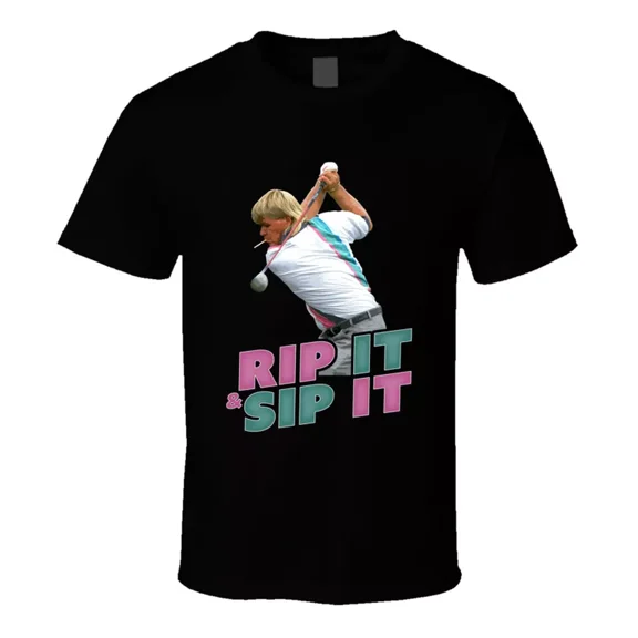 John Daly Rip It Sip It Golf T Shirt
