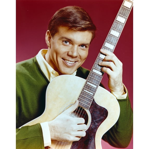 John Davidson with Guitar Close Up Portrait Photo Print (24 x 30)