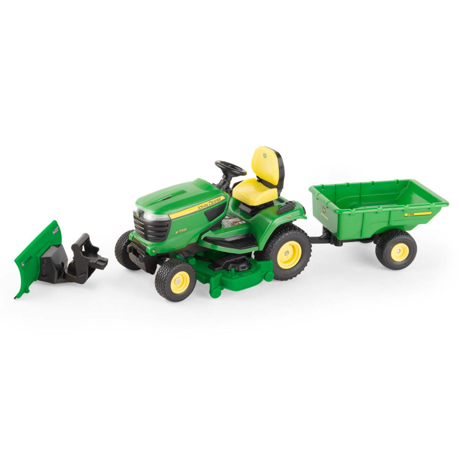 John Deere 1/16 Big Farm X758 Toy Mower Lawn Tractor with Lights